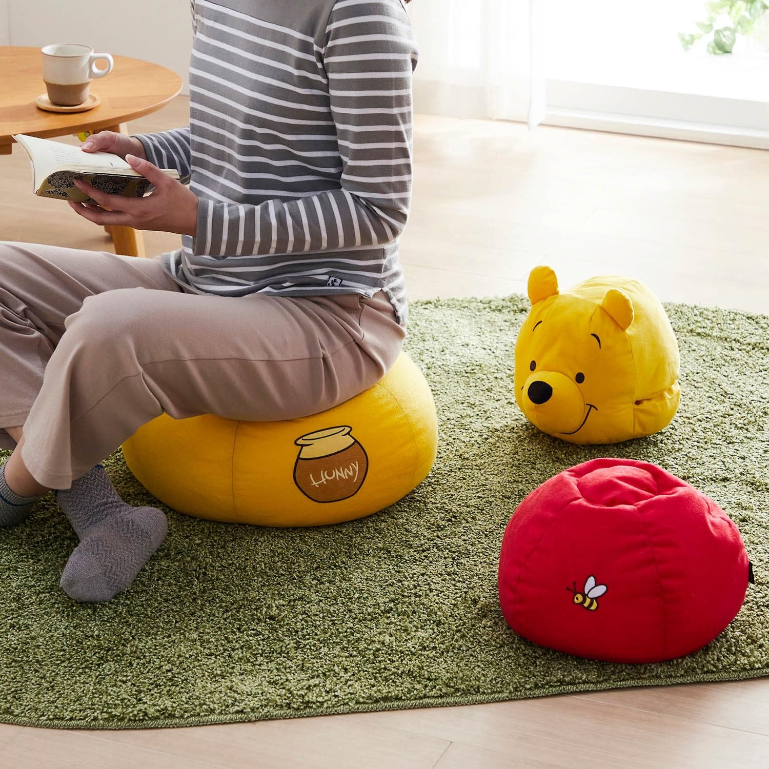 Amazon.co.jp: [ベルメゾン] ディズニー クッション 3個 セット 座って